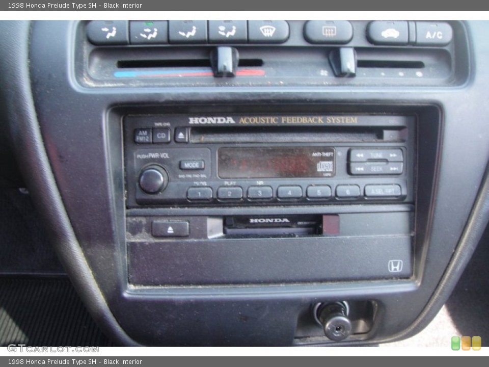 Black Interior Controls for the 1998 Honda Prelude Type SH #62529230