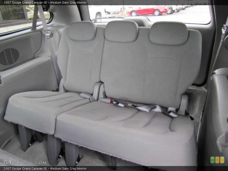 Medium Slate Gray Interior Rear Seat for the 2007 Dodge Grand Caravan SE #62535098