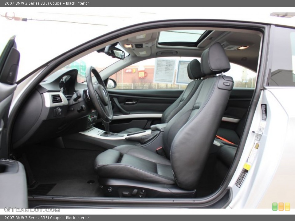 Black Interior Photo for the 2007 BMW 3 Series 335i Coupe #62536482