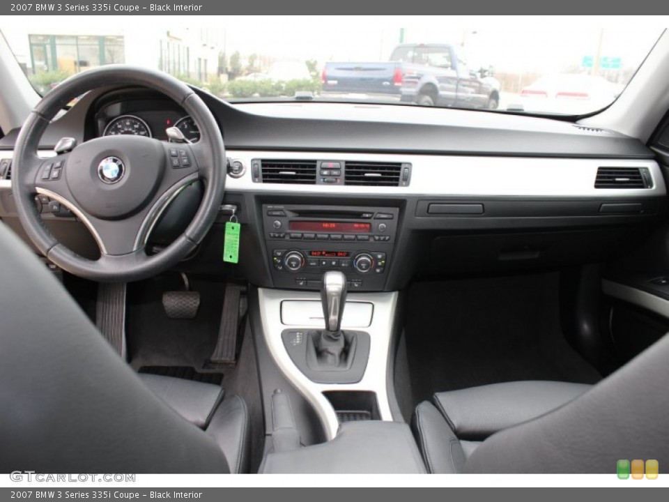 Black Interior Dashboard for the 2007 BMW 3 Series 335i Coupe #62536492