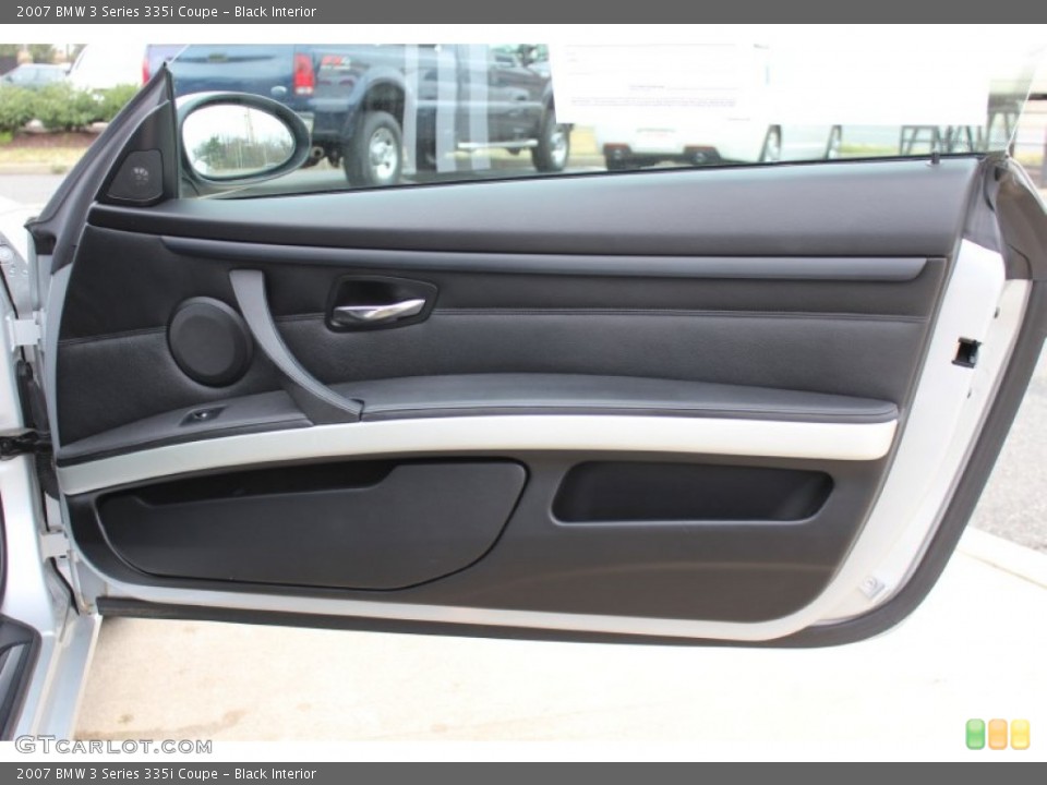 Black Interior Door Panel for the 2007 BMW 3 Series 335i Coupe #62536540