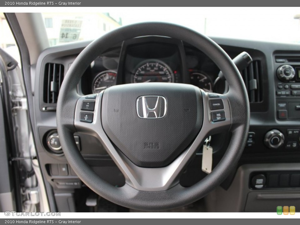 Gray Interior Steering Wheel for the 2010 Honda Ridgeline RTS #62537965