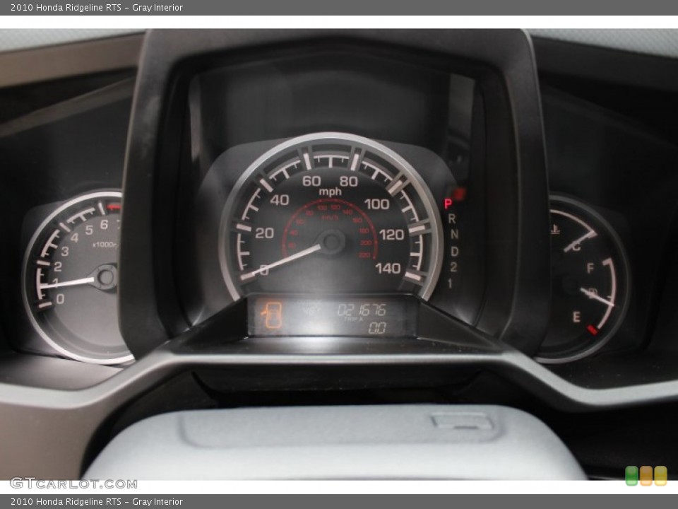 Gray Interior Gauges for the 2010 Honda Ridgeline RTS #62537977