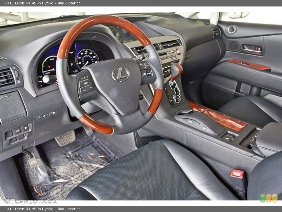 Black Interior Photo for the 2011 Lexus RX 450h Hybrid #62538139