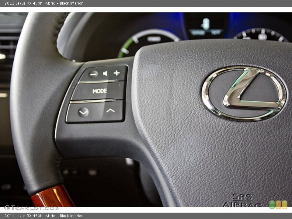 Black Interior Controls for the 2011 Lexus RX 450h Hybrid #62538157
