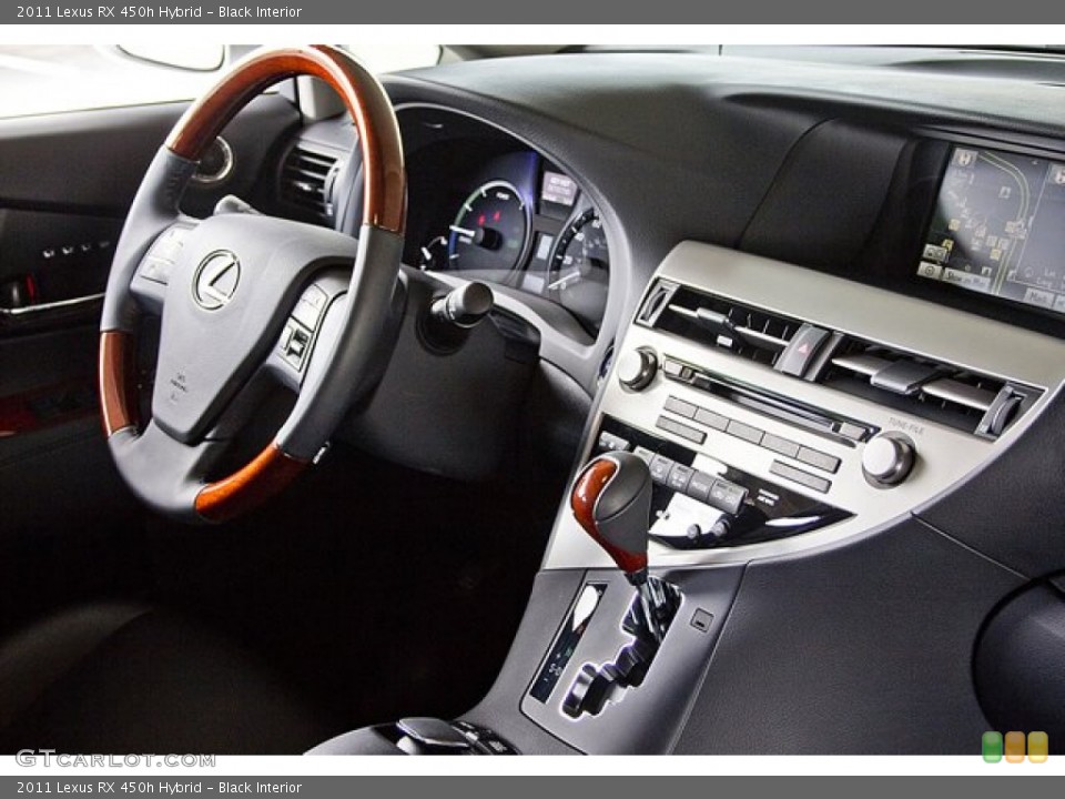 Black Interior Controls for the 2011 Lexus RX 450h Hybrid #62538190