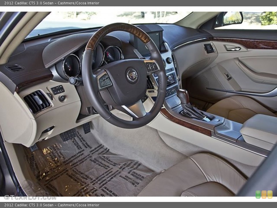 Cashmere/Cocoa Interior Prime Interior for the 2012 Cadillac CTS 3.0 Sedan #62538354