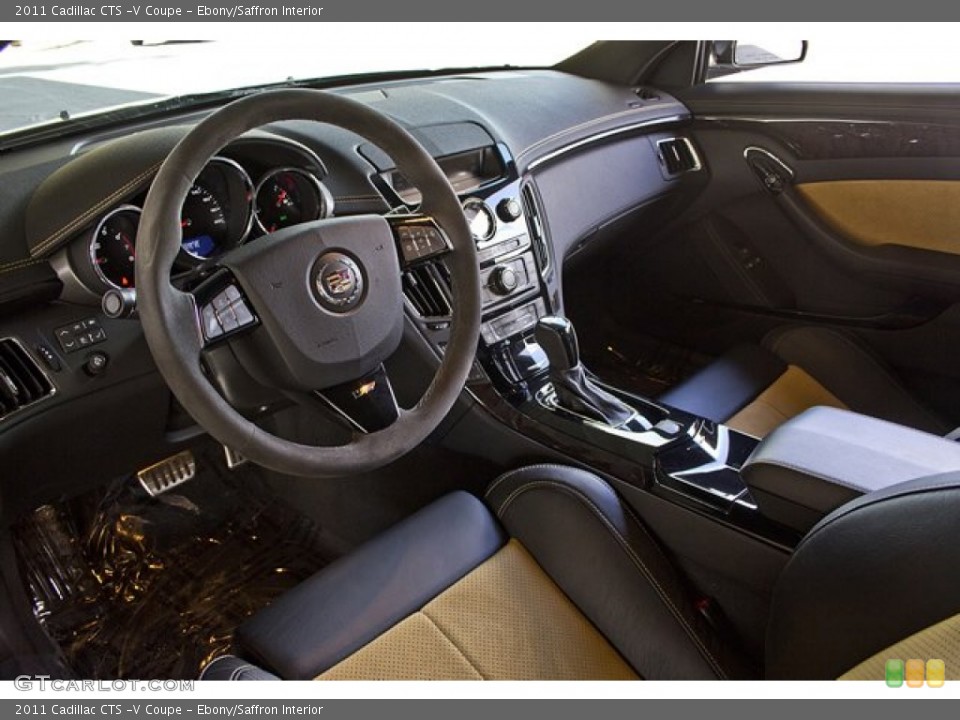Ebony/Saffron Interior Prime Interior for the 2011 Cadillac CTS -V Coupe #62538598