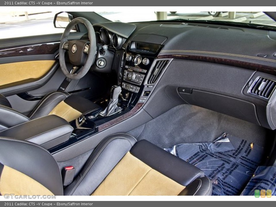 Ebony/Saffron Interior Dashboard for the 2011 Cadillac CTS -V Coupe #62538637