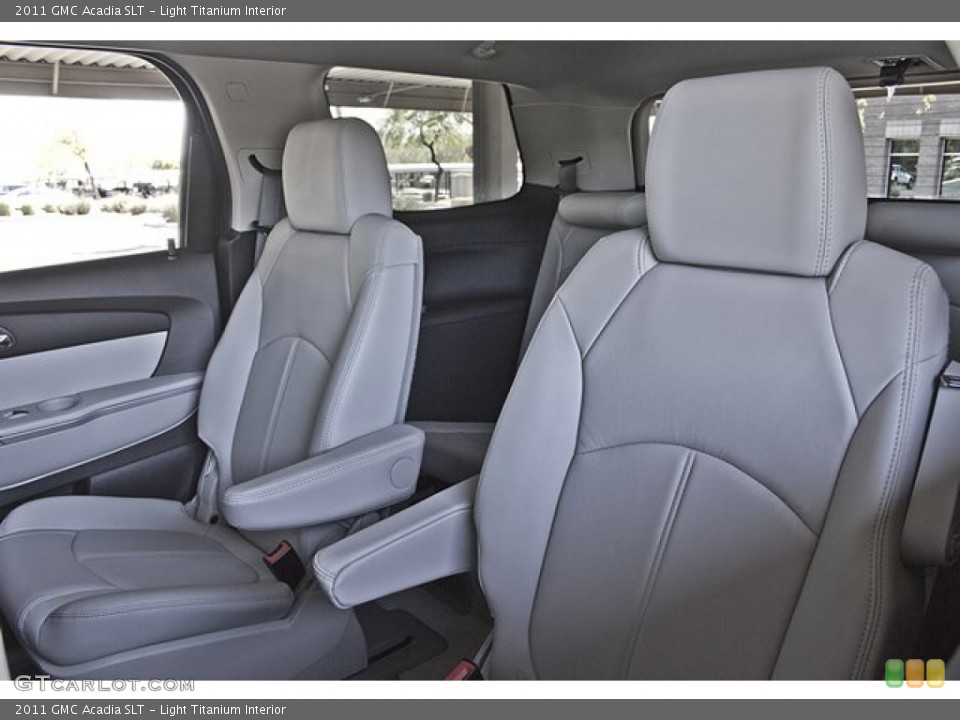 Light Titanium Interior Rear Seat for the 2011 GMC Acadia SLT #62539654