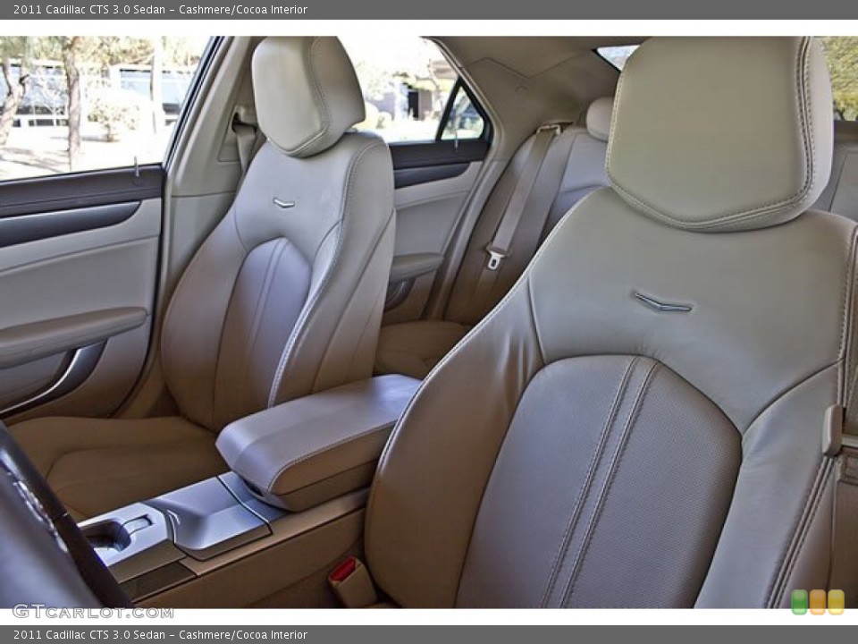 Cashmere/Cocoa Interior Front Seat for the 2011 Cadillac CTS 3.0 Sedan #62540455