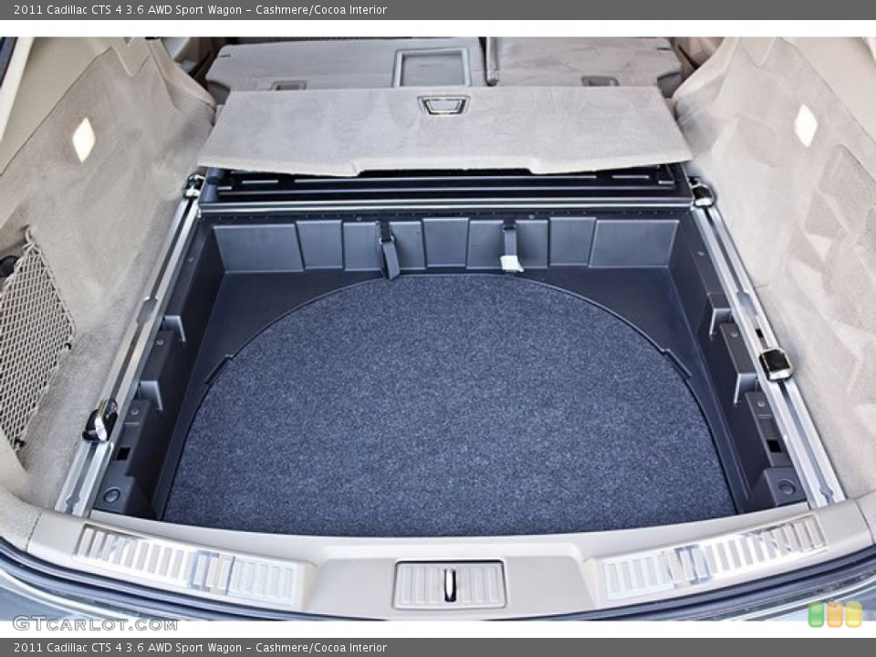 Cashmere/Cocoa Interior Trunk for the 2011 Cadillac CTS 4 3.6 AWD Sport Wagon #62540683