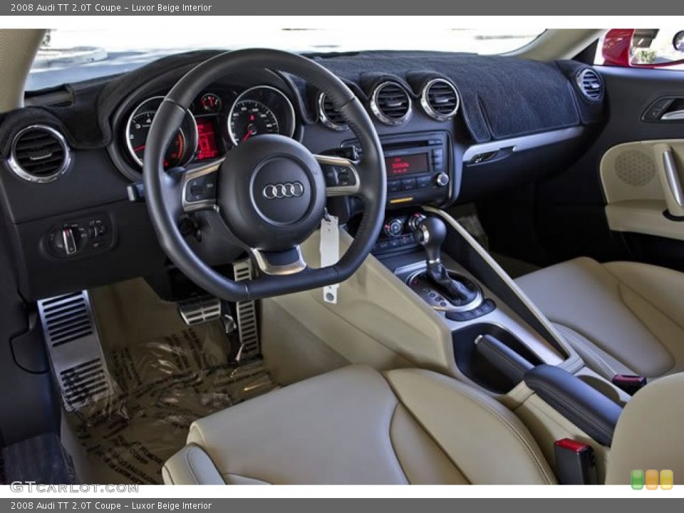 Luxor Beige 2008 Audi TT Interiors