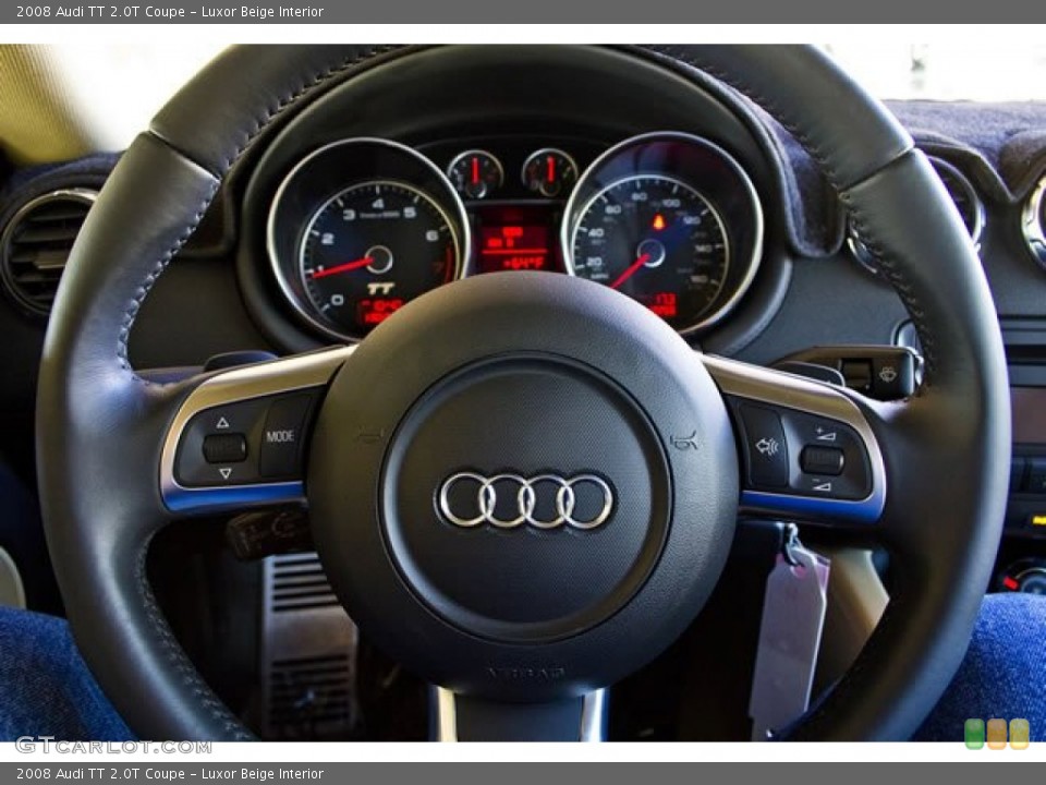 Luxor Beige Interior Steering Wheel for the 2008 Audi TT 2.0T Coupe #62541442
