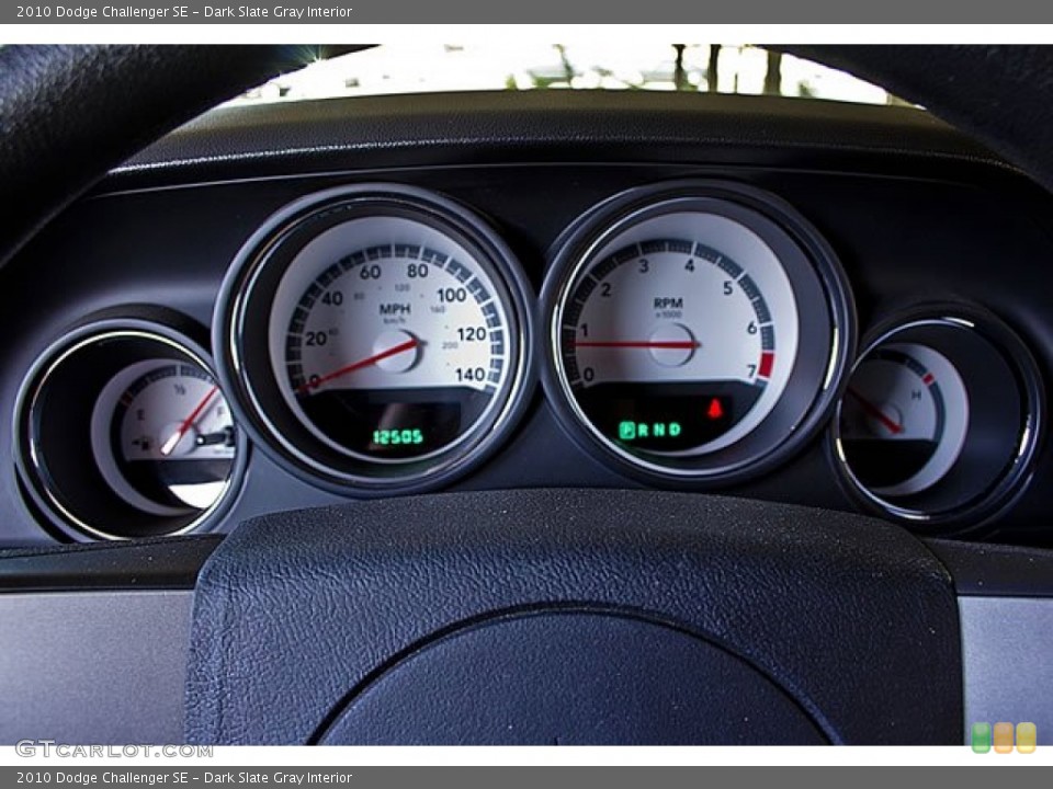 Dark Slate Gray Interior Gauges for the 2010 Dodge Challenger SE #62541659