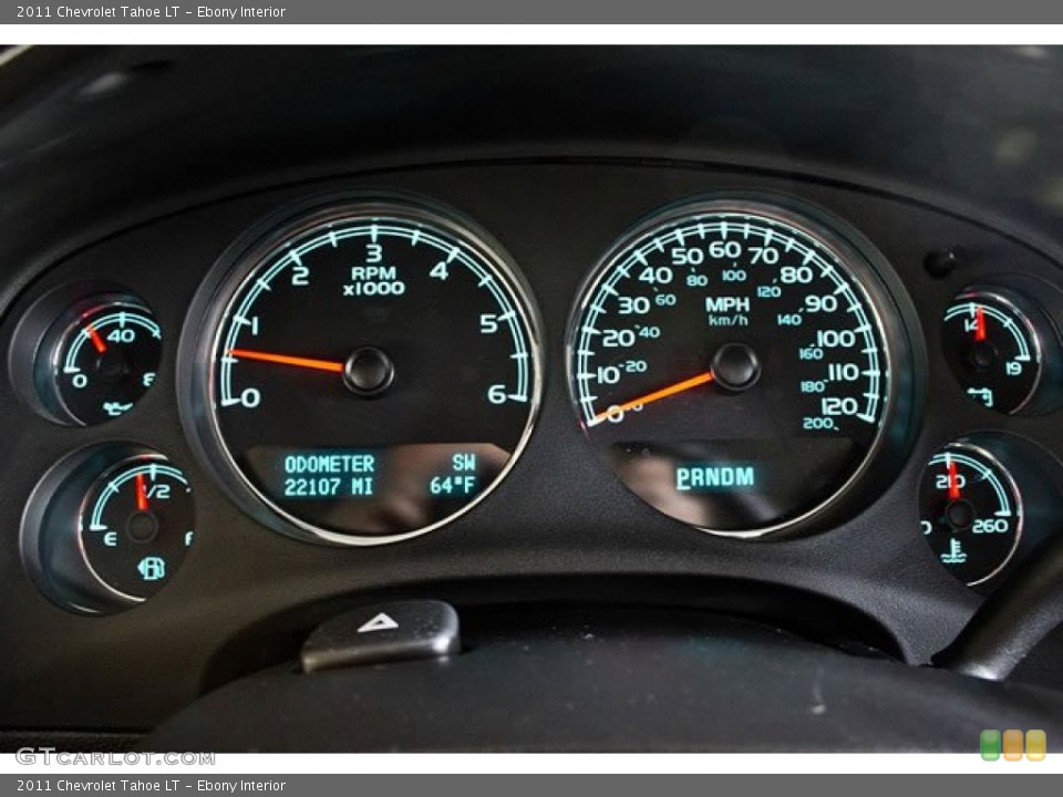Ebony Interior Gauges for the 2011 Chevrolet Tahoe LT #62542150