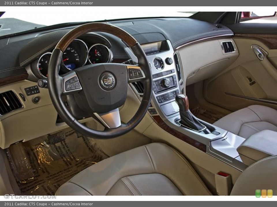 Cashmere/Cocoa Interior Dashboard for the 2011 Cadillac CTS Coupe #62543232