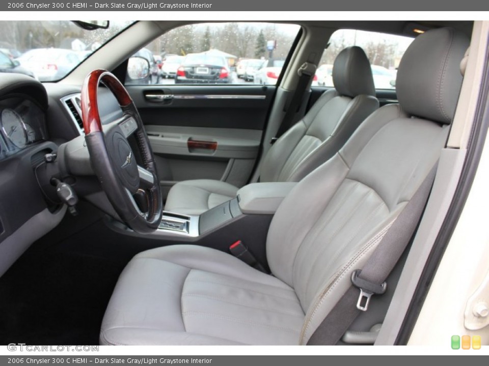 Dark Slate Gray/Light Graystone Interior Front Seat for the 2006 Chrysler 300 C HEMI #62543401