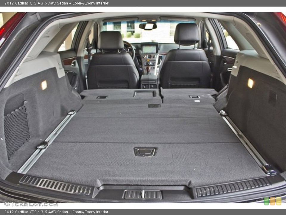 Ebony/Ebony Interior Trunk for the 2012 Cadillac CTS 4 3.6 AWD Sedan #62543665