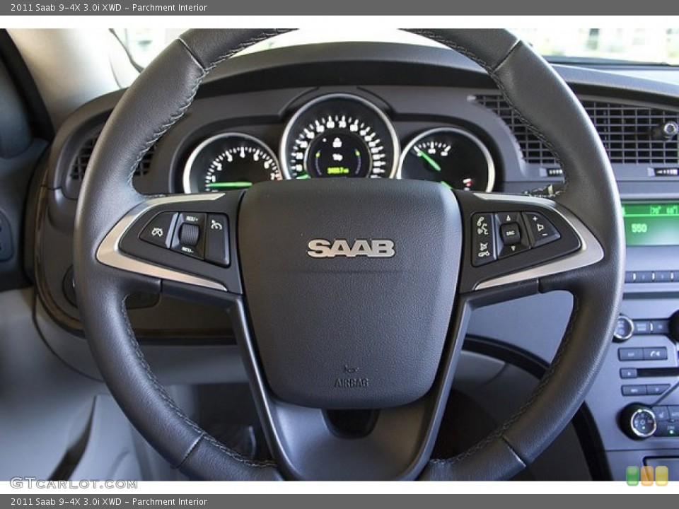 Parchment Interior Steering Wheel for the 2011 Saab 9-4X 3.0i XWD #62544441