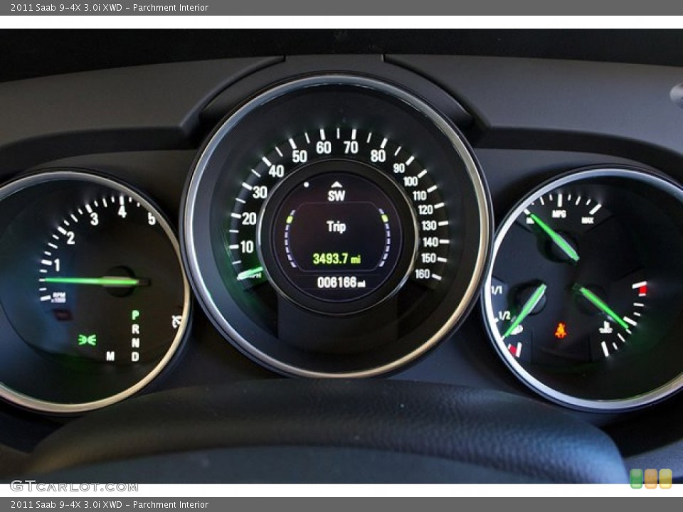 Parchment Interior Gauges for the 2011 Saab 9-4X 3.0i XWD #62544451