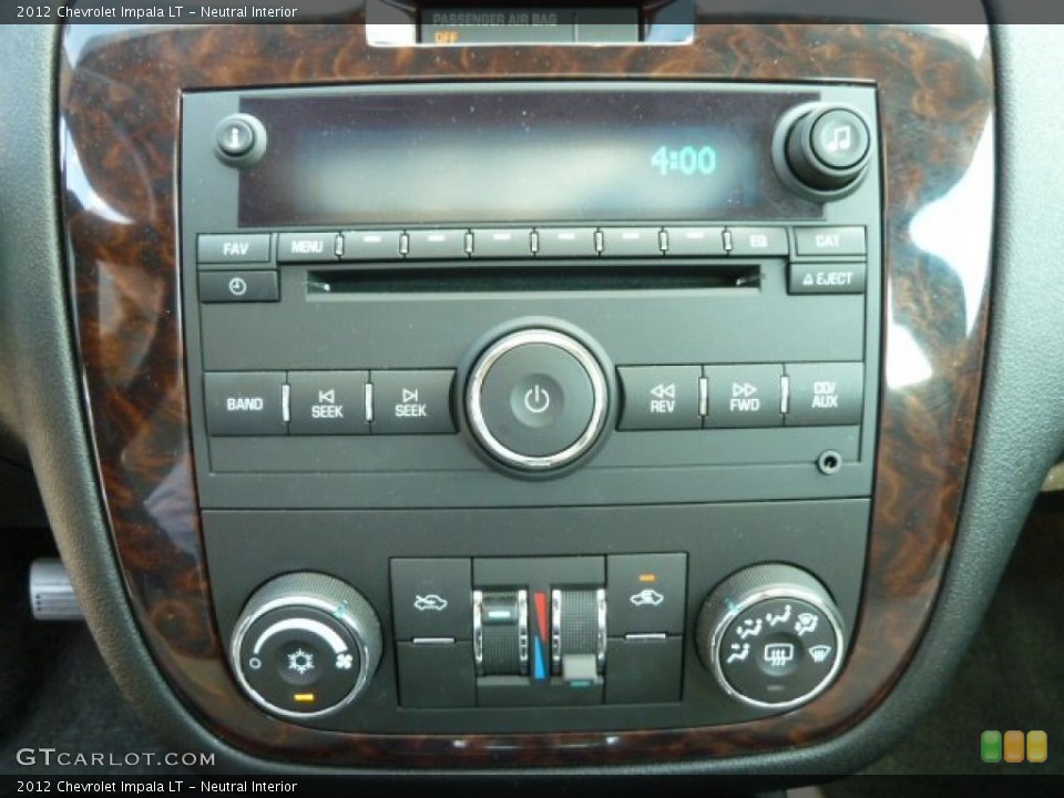 Neutral Interior Controls for the 2012 Chevrolet Impala LT #62544853