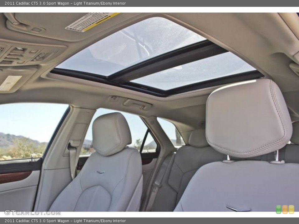 Light Titanium/Ebony Interior Sunroof for the 2011 Cadillac CTS 3.0 Sport Wagon #62545396