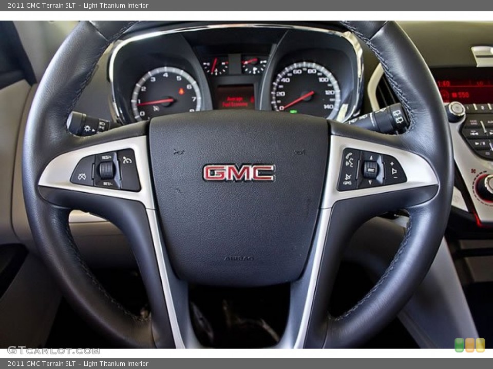 Light Titanium Interior Steering Wheel for the 2011 GMC Terrain SLT #62545606