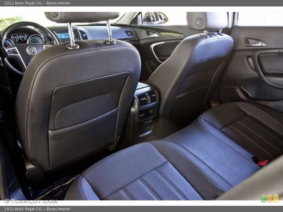 Ebony Interior Photo for the 2011 Buick Regal CXL #62546118