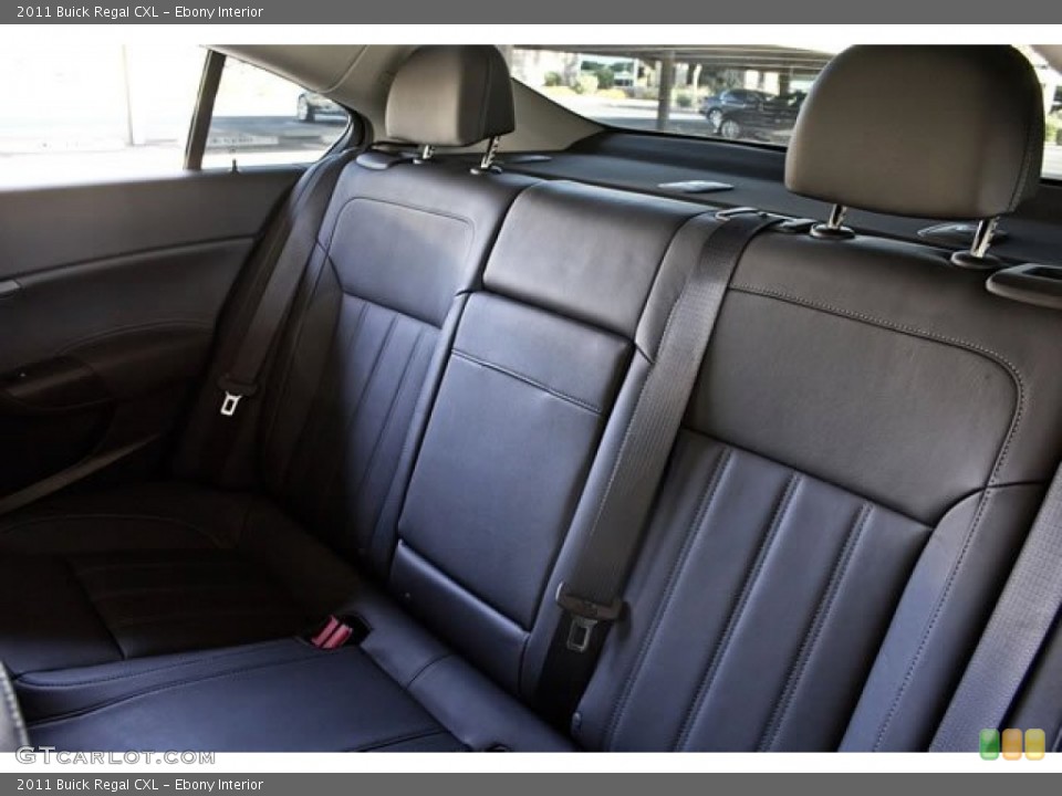 Ebony Interior Rear Seat for the 2011 Buick Regal CXL #62546135