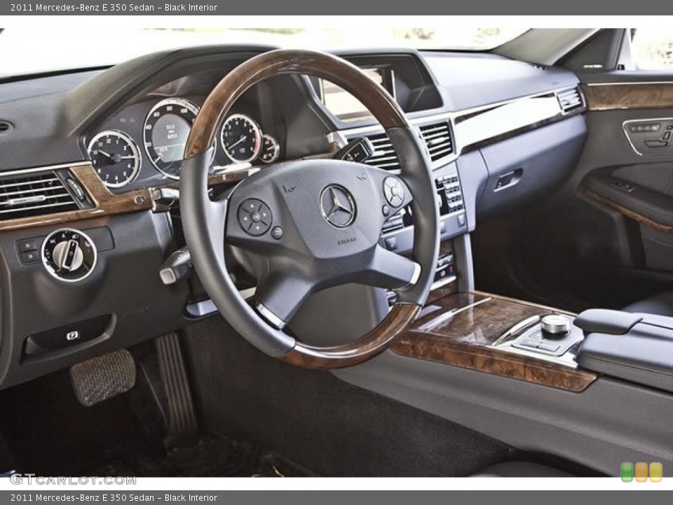 Black Interior Photo for the 2011 Mercedes-Benz E 350 Sedan #62546280