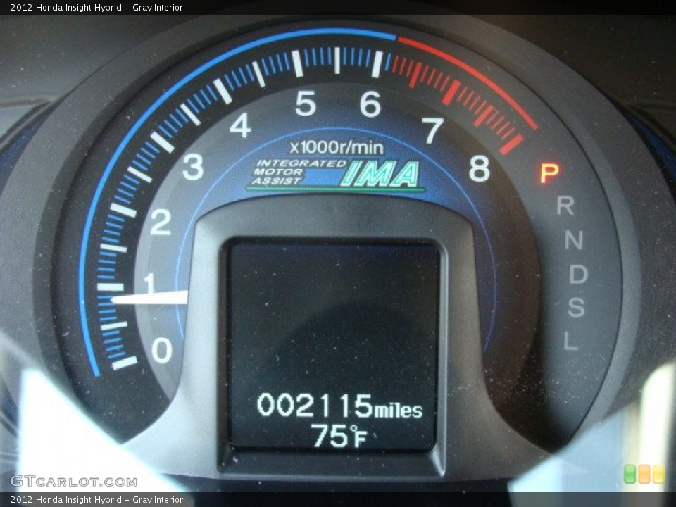 Gray Interior Gauges for the 2012 Honda Insight Hybrid #62546758
