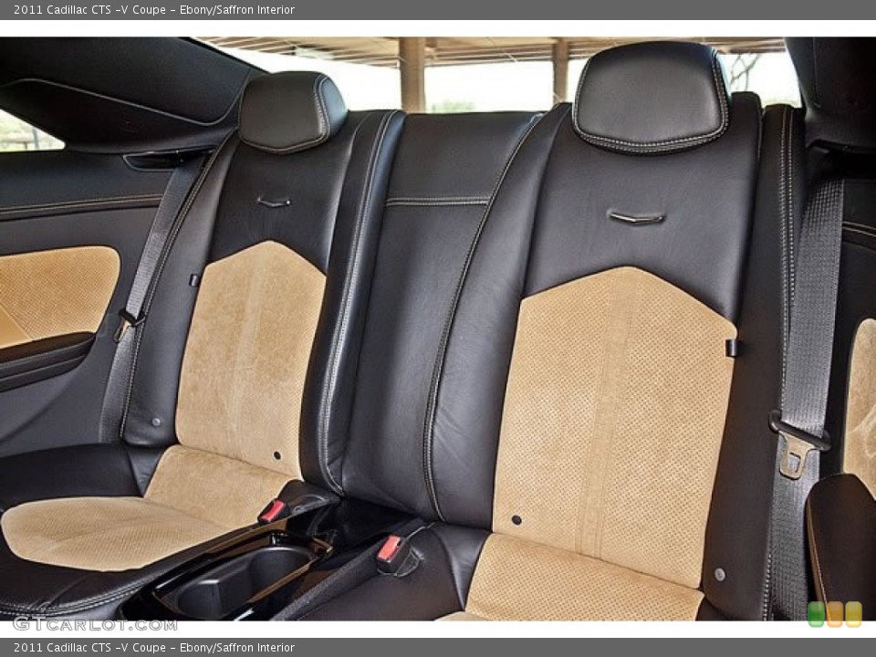 Ebony/Saffron Interior Rear Seat for the 2011 Cadillac CTS -V Coupe #62547228