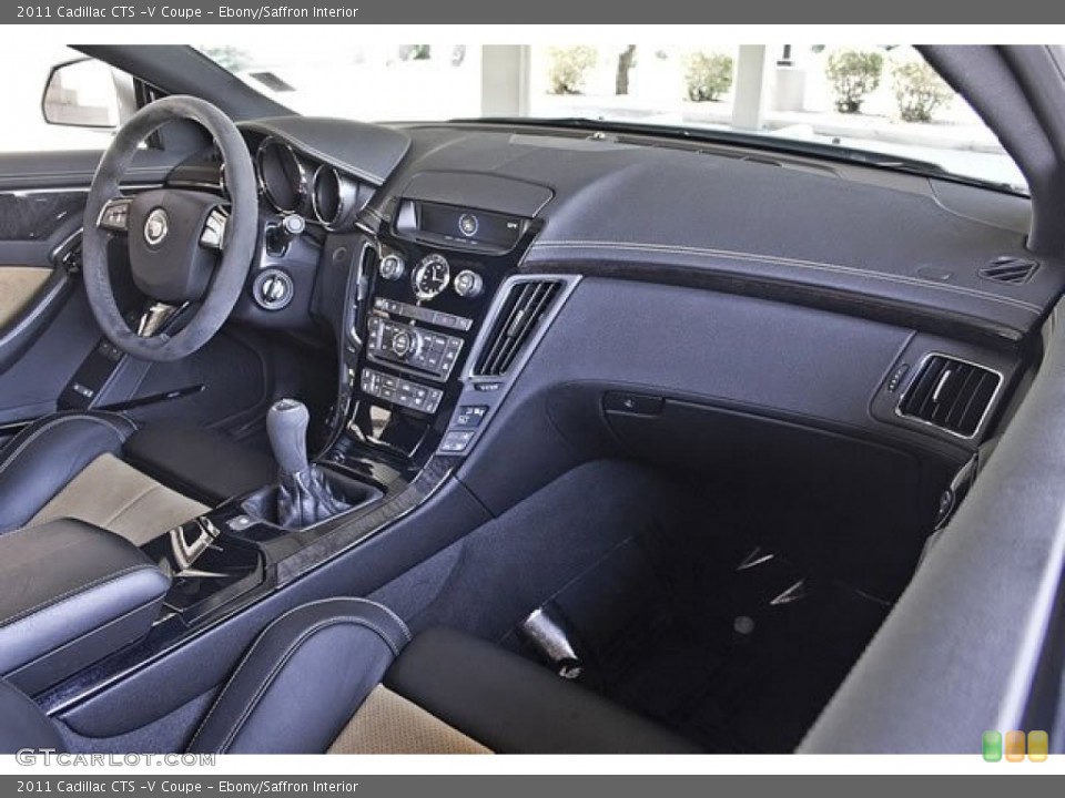 Ebony/Saffron Interior Dashboard for the 2011 Cadillac CTS -V Coupe #62547236