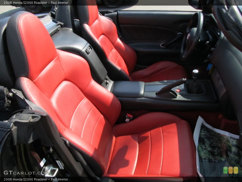 Red 2008 Honda S2000 Interiors