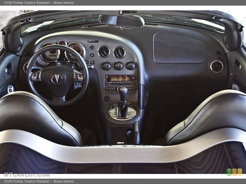 Ebony Interior Dashboard for the 2008 Pontiac Solstice Roadster #62547785