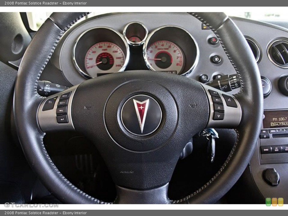 Ebony Interior Steering Wheel for the 2008 Pontiac Solstice Roadster #62547886