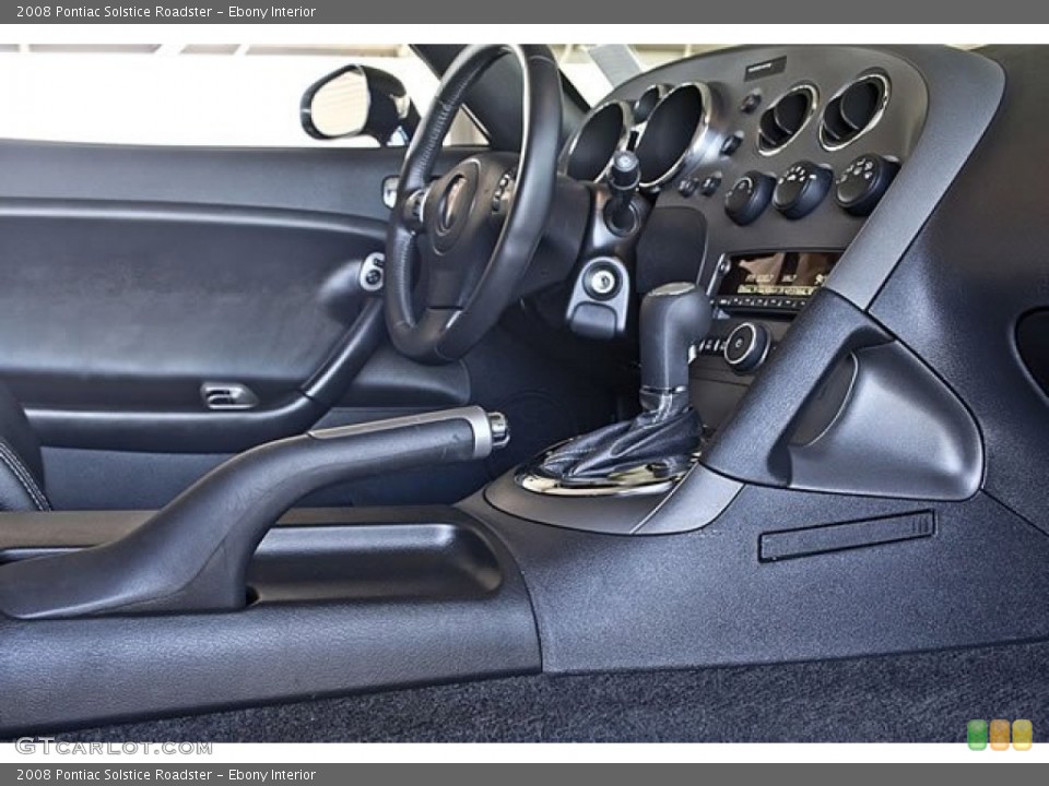 Ebony Interior Controls for the 2008 Pontiac Solstice Roadster #62547925