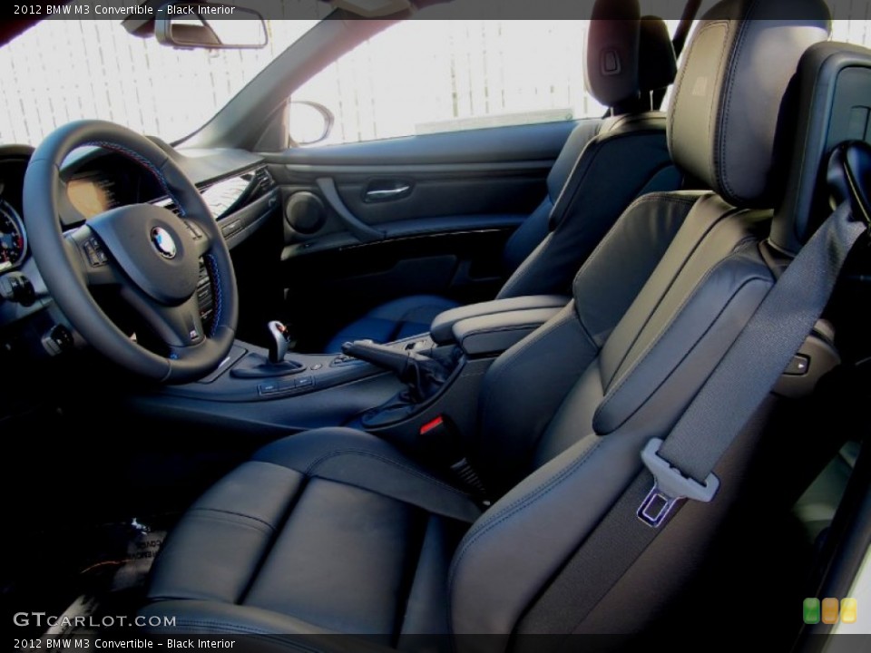 Black Interior Photo for the 2012 BMW M3 Convertible #62549013