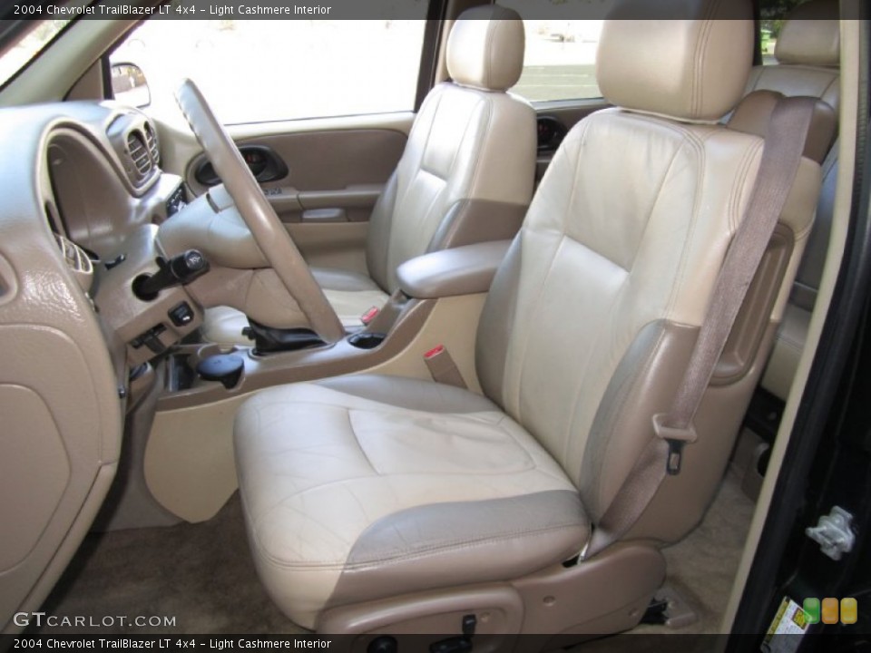 Light Cashmere Interior Front Seat for the 2004 Chevrolet TrailBlazer LT 4x4 #62556607