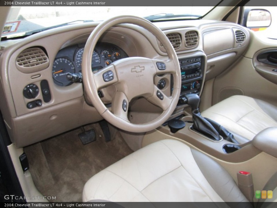 Light Cashmere Interior Prime Interior for the 2004 Chevrolet TrailBlazer LT 4x4 #62556622