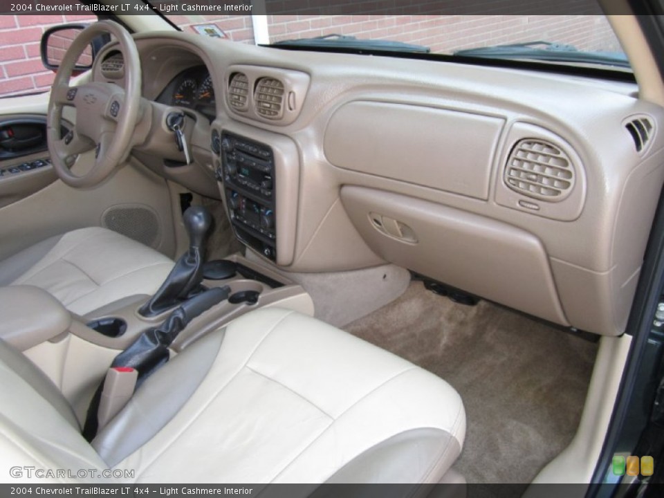 Light Cashmere Interior Dashboard for the 2004 Chevrolet TrailBlazer LT 4x4 #62556634