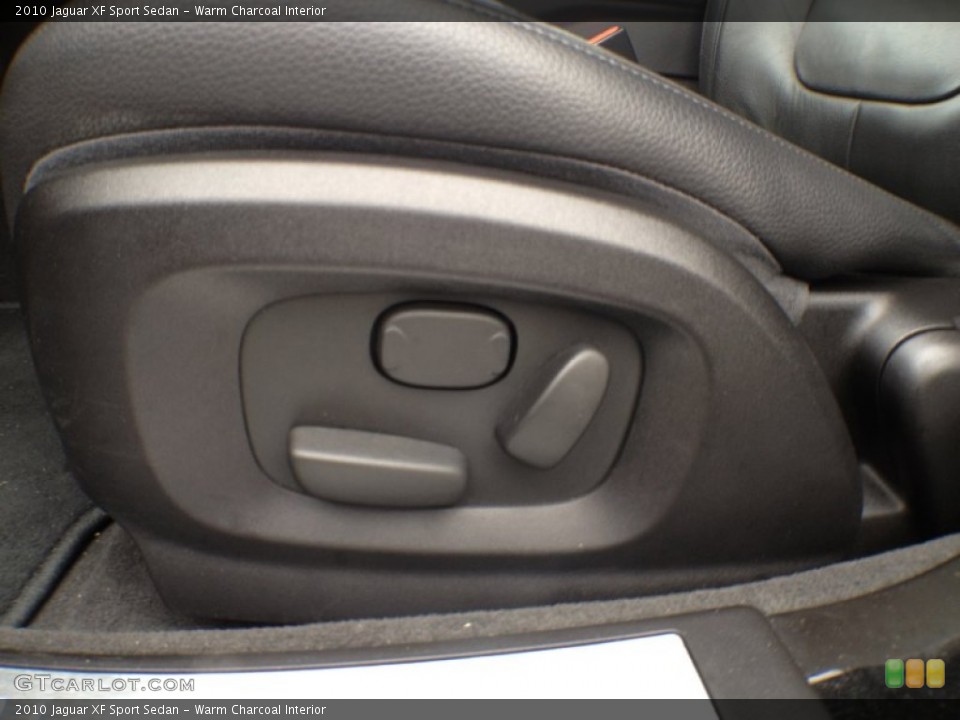 Warm Charcoal Interior Controls for the 2010 Jaguar XF Sport Sedan #62556853