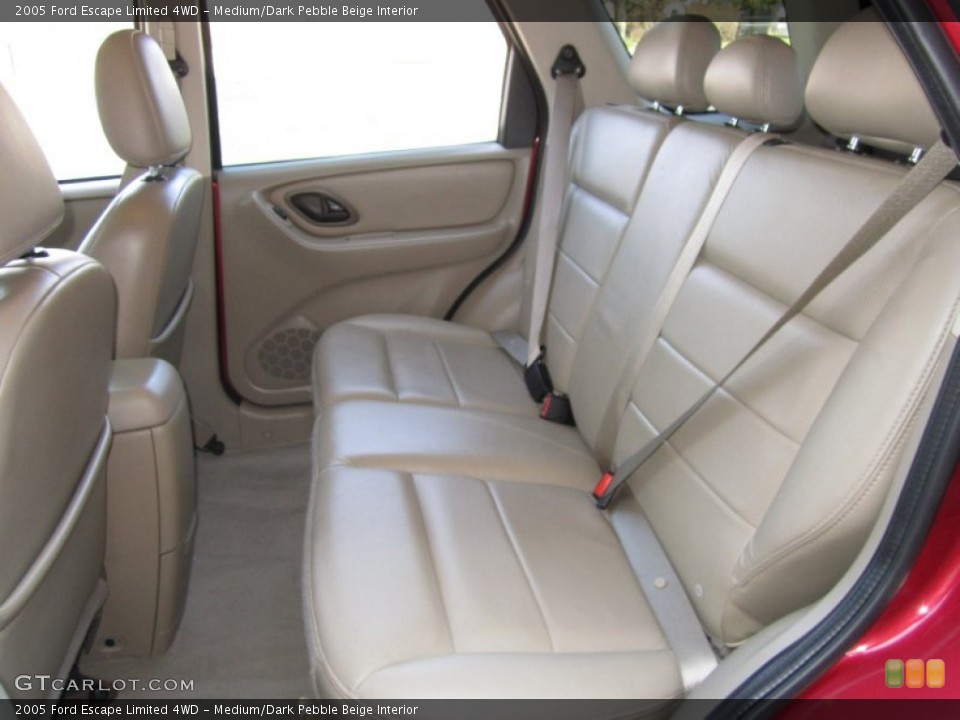Medium/Dark Pebble Beige Interior Rear Seat for the 2005 Ford Escape Limited 4WD #62557268