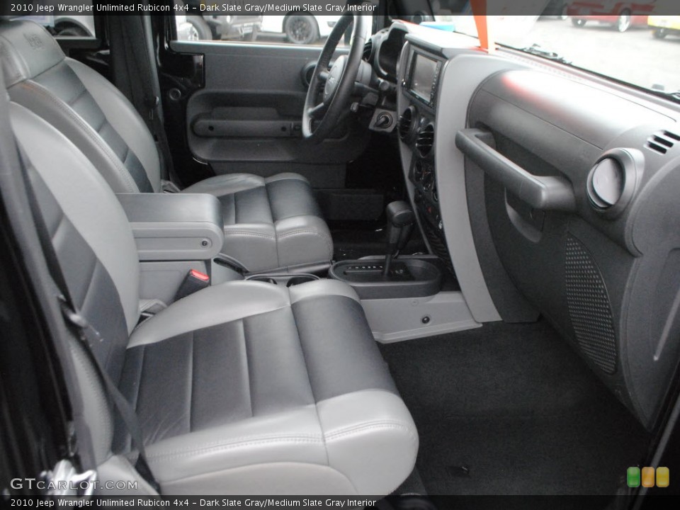 Dark Slate Gray/Medium Slate Gray Interior Photo for the 2010 Jeep Wrangler Unlimited Rubicon 4x4 #62558815