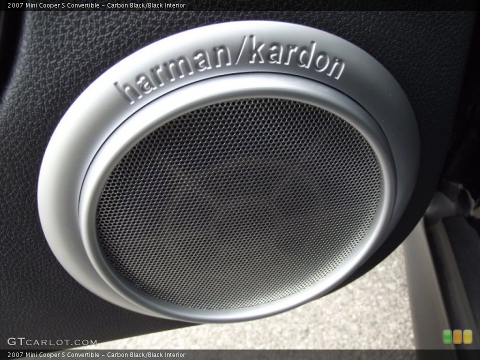 Carbon Black/Black Interior Audio System for the 2007 Mini Cooper S Convertible #62564833