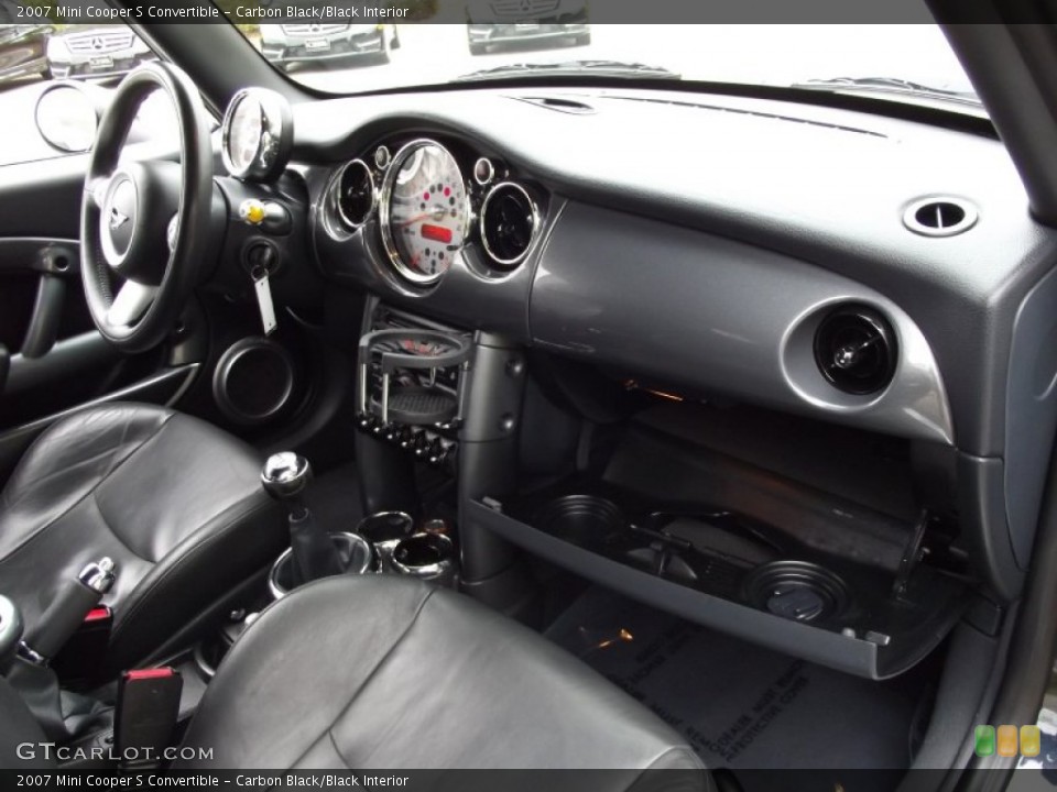 Carbon Black/Black Interior Dashboard for the 2007 Mini Cooper S Convertible #62564884