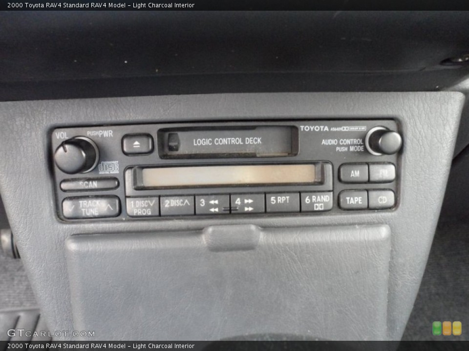 Light Charcoal Interior Audio System for the 2000 Toyota RAV4  #62566522
