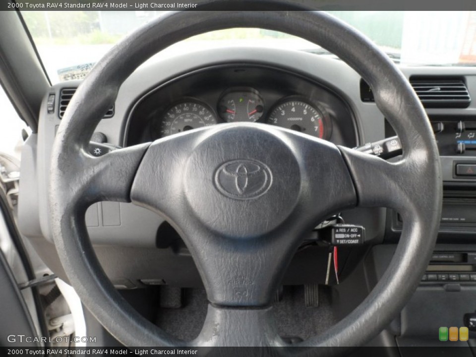 Light Charcoal Interior Steering Wheel for the 2000 Toyota RAV4  #62566540