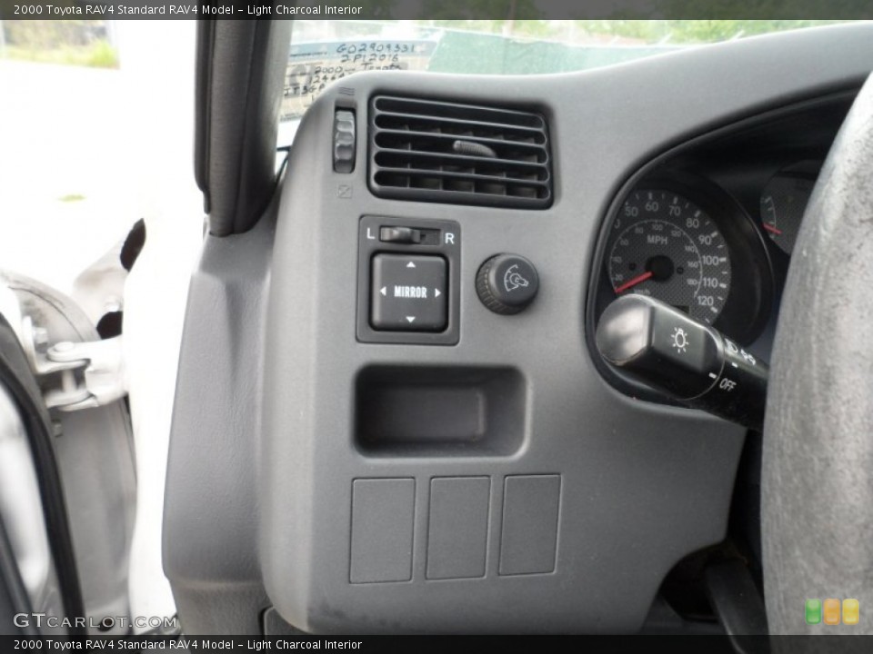 Light Charcoal Interior Controls for the 2000 Toyota RAV4  #62566570